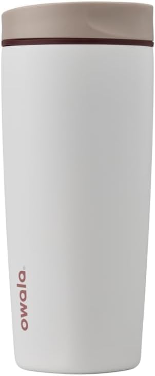 Owala SmoothSip Slider Insulated Stainless Steel Coffee's Tumbler, Reusable by Unknown