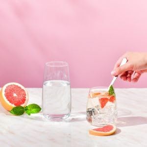 Krosno glasses for water, iced tea Elegant design | Set of 6 | Capacity 23.7 Fl - Image 6