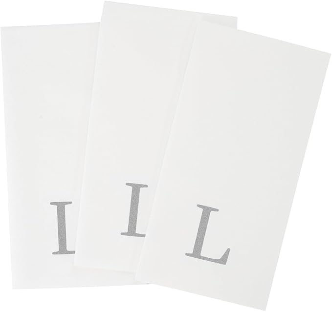 Luxenap 15.8 X 7.9 Inch Linen-Feel Guest Towels, 2000 Lettered Hand Towels - Image 11