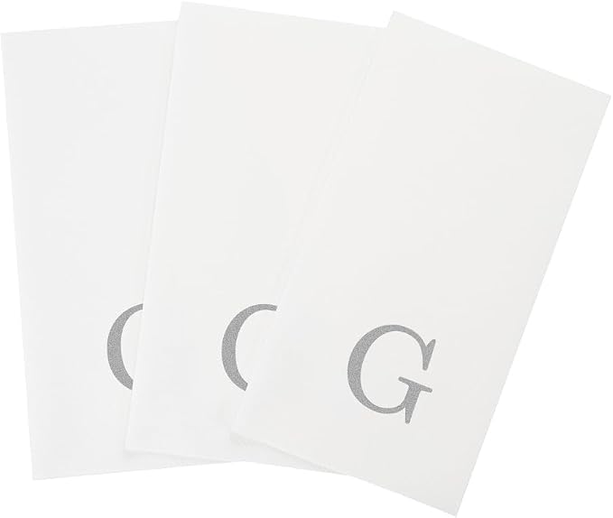 Luxenap 15.8 X 7.9 Inch Linen-Feel Guest Towels, 50 Lettered Hand Towels - Image 10