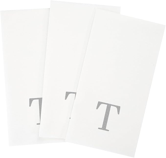 Luxenap 15.8 X 7.9 Inch Linen-Feel Guest Towels, 50 Lettered Hand Towels - Image 10