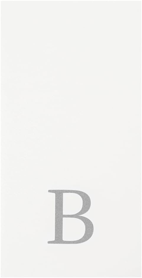 Luxenap 15.8 X 7.9 Inch Linen-Feel Guest Towels, 50 Lettered Hand Towels - Image 10