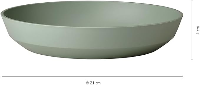Mepal - Deep plate 4 pieces Silueta - Dishwasher & microwave resistant - - Image 6