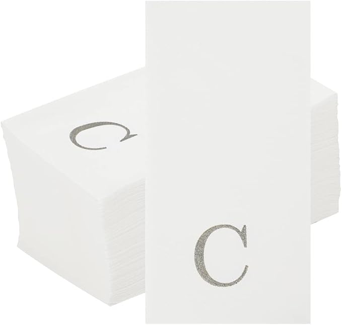 Luxenap 15.8 X 7.9 Inch Linen-Feel Guest Towels, 2000 Lettered Hand Towels - Image 2