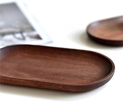 2 Pack Solid Wood Serving Platters and Trays of Natural Wood - Image 5