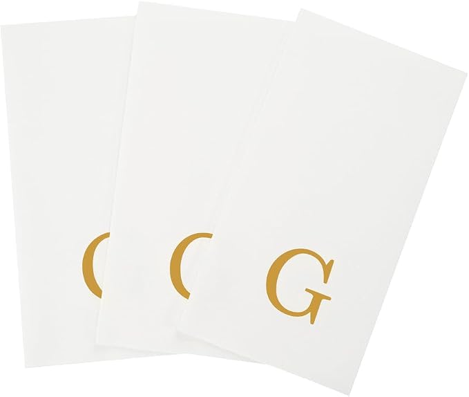 Luxenap 15.8 X 7.9 Inch Linen-Feel Guest Towels, 50 Lettered Hand Towels - Image 10
