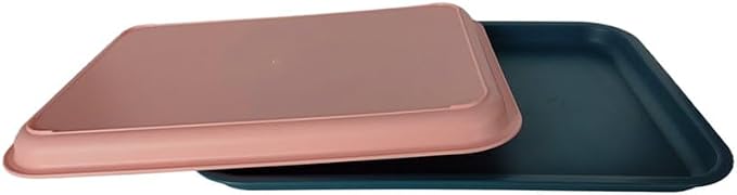 Rectangular Plastic Serving Trays, Bulk Colorful Fast Food Trays, 14x10 inch - Image 4