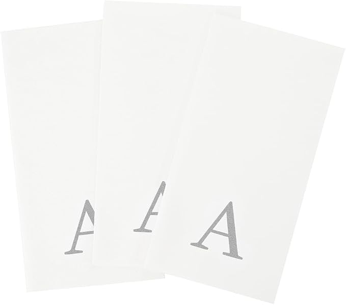 Luxenap 15.8 X 7.9 Inch Linen-Feel Guest Towels, 2000 Lettered Hand Towels - Image 11