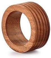 Napkin Rings, Wood Napkin Rings Napkin Holders Buckles - Image 2
