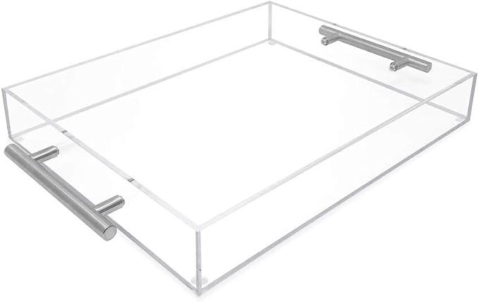 Isaac Jacobs 11x14 Clear Acrylic Serving Tray by IsaacJacobs