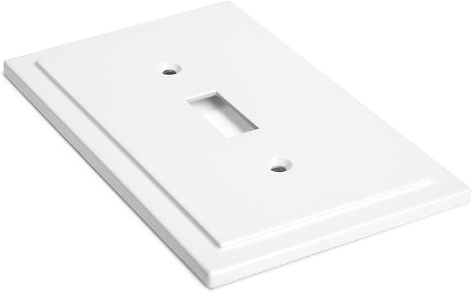 Modern Edge Decorative Wall Plate Switch Plate Outlet Cover, Durable Solid Zinc - Image 5