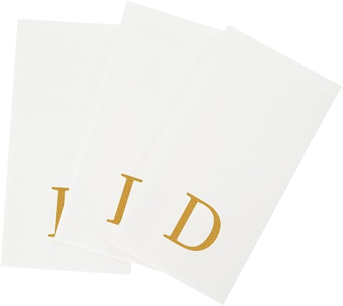 Luxenap 15.8 X 7.9 Inch Linen-Feel Guest Towels, 50 Lettered Hand Towels - Image 11