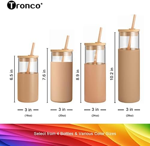 Tronco 20 oz Glass Tumbler - Image 4
