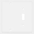 Modern Edge Decorative Wall Plate Switch Plate Outlet Cover, Durable Solid Zinc by HenneBery