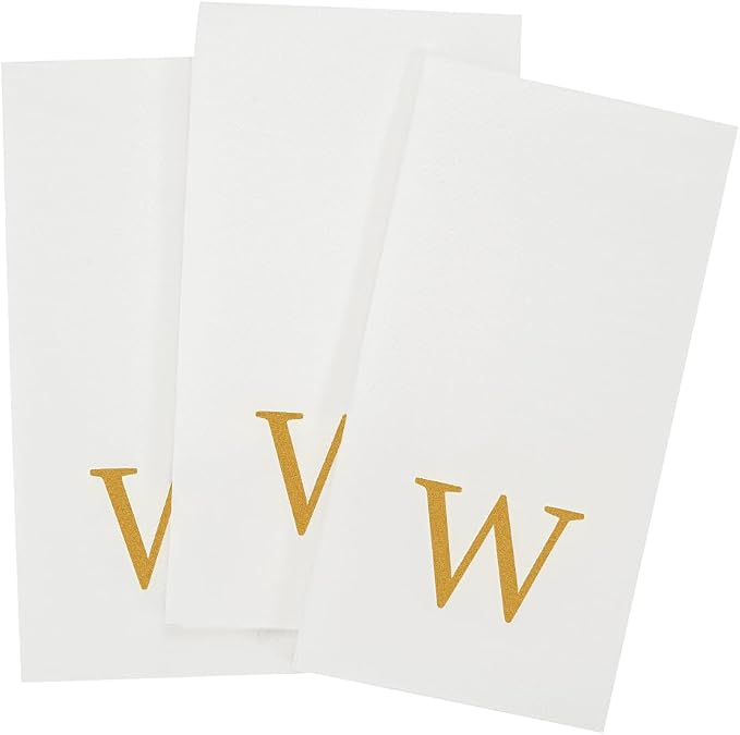 Luxenap 15.8 X 7.9 Inch Linen-Feel Guest Towels, 50 Lettered Hand Towels - Image 10