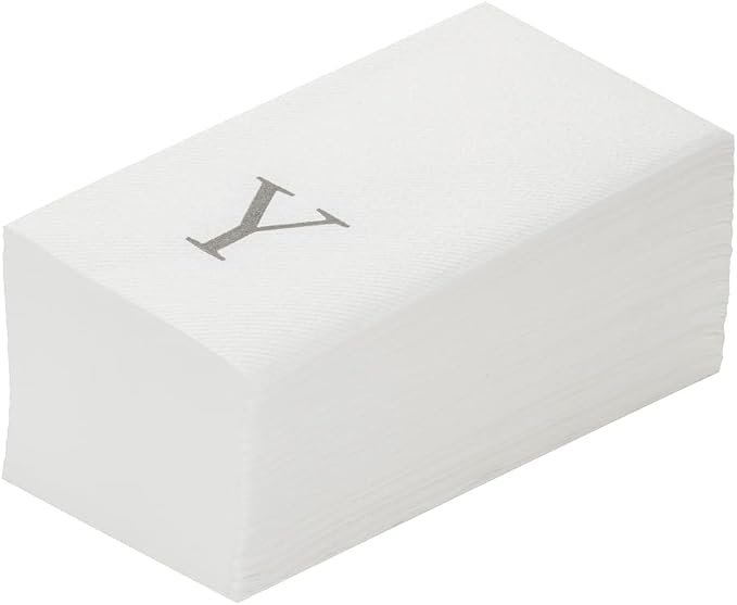 Luxenap 15.8 X 7.9 Inch Linen-Feel Guest Towels, 2000 Lettered Hand Towels - Image 2