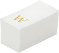 Luxenap 15.8 X 7.9 Inch Linen-Feel Guest Towels, 50 Lettered Hand Towels by Restaurantware