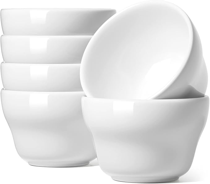 LE TAUCI Bouillon Cups 8 Ounce, Ice Cream Bowls, Small Bowls by LETAUCI