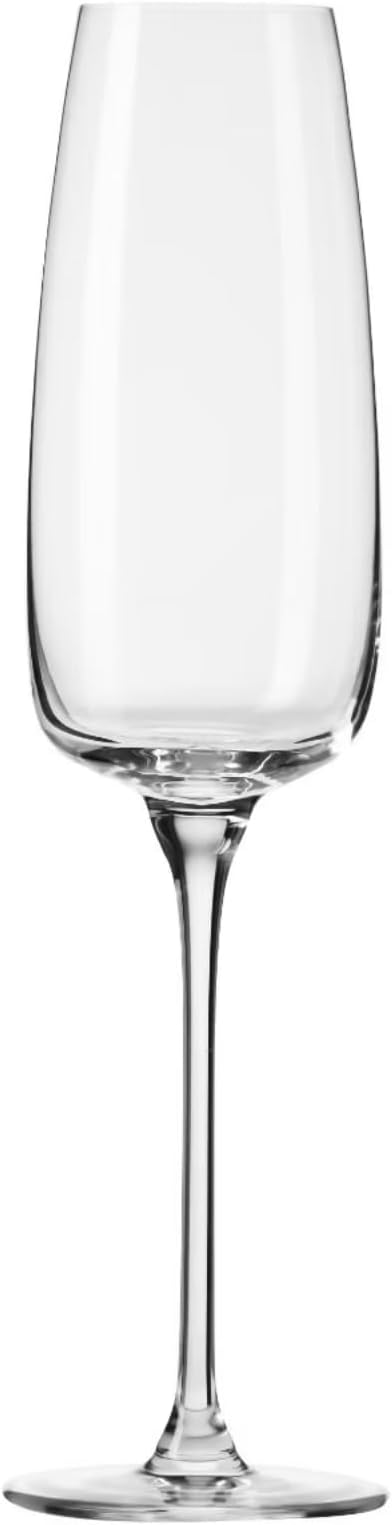 Krosno Modern Champagne Flute Glasses | Set of 4 | 8.5 oz | Lead-Free Crystal - Image 9