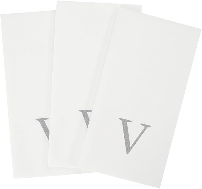 Luxenap 15.8 X 7.9 Inch Linen-Feel Guest Towels, 50 Lettered Hand Towels - Image 12