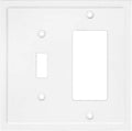 Modern Edge Decorative Wall Plate Switch Plate Outlet Cover, Durable Solid Zinc by HenneBery