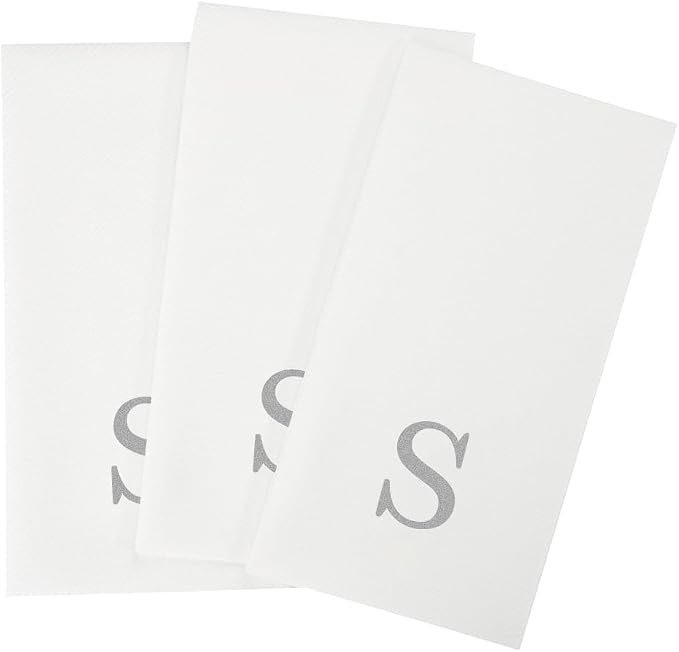 Luxenap 15.8 X 7.9 Inch Linen-Feel Guest Towels, 2000 Lettered Hand Towels - Image 11