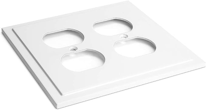 Modern Edge Decorative Wall Plate Switch Plate Outlet Cover, Durable Solid Zinc - Image 5