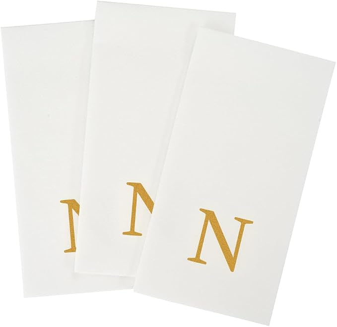 Luxenap 15.8 X 7.9 Inch Linen-Feel Guest Towels, 50 Lettered Hand Towels - Image 11