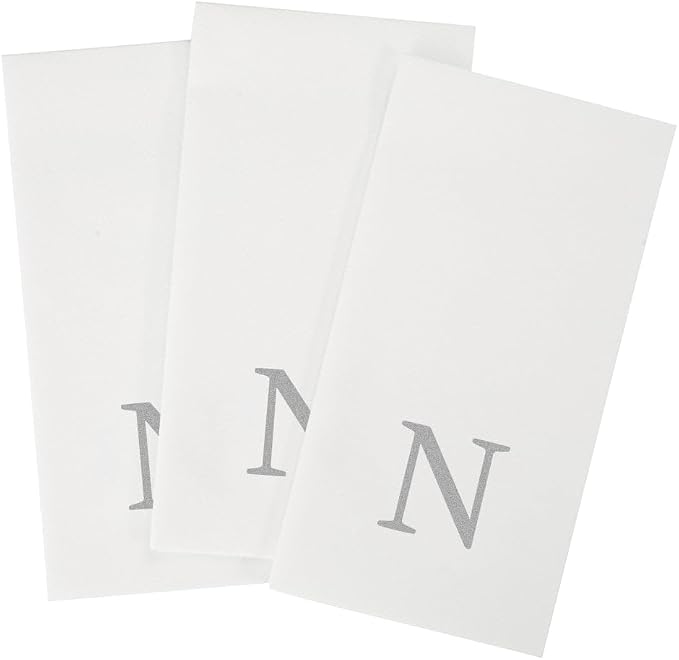 Luxenap 15.8 X 7.9 Inch Linen-Feel Guest Towels, 2000 Lettered Hand Towels - Image 12