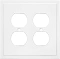 Modern Edge Decorative Wall Plate Switch Plate Outlet Cover, Durable Solid Zinc by HenneBery
