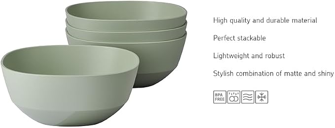 Mepal - Serving Bowl Silueta - Dishwasher & Microwave Resistant - Salad Bowl - - Image 2