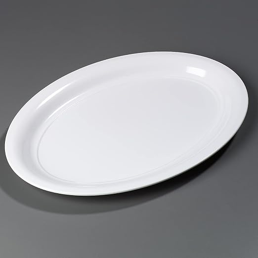 Carlisle FoodService Products Displayware Plastic Catering Platter 21" x 15" - Image 9