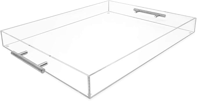 Isaac Jacobs 16x20 Clear Acrylic Serving Tray by IsaacJacobs