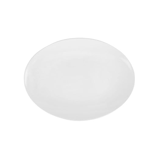 G.E.T. OP-1518-W Heavy-Duty Shatterproof Plastic Oval Melamine Serving Platter - Image 3