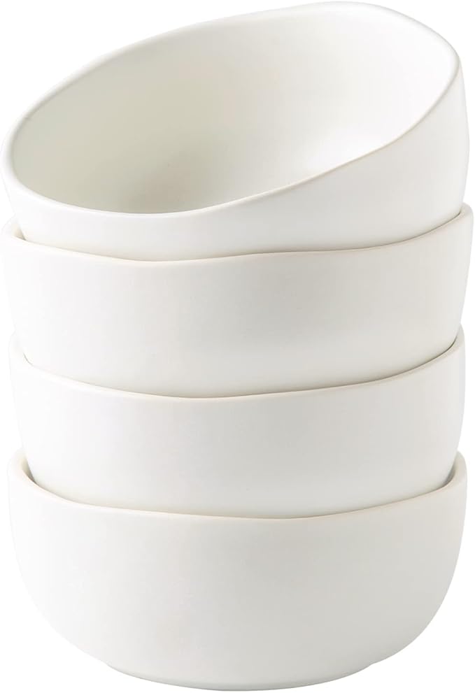 AmorArc Stoneware Cereal Bowls for Kitchen, 28oz Large Ceramic Soup Bowls Set by AmorArc