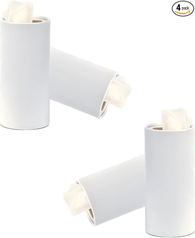 4 PCS Car Tissue Holder, Car Cup Holder Convenient Travel Tissue Tube, by Unknown