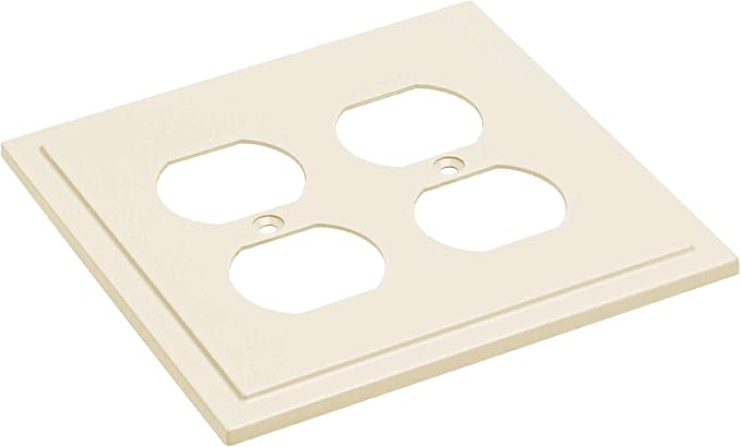 Modern Edge Decorative Wall Plate Switch Plate Outlet Cover, Durable Solid Zinc - Image 2