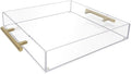 Isaac Jacobs 12x12 Clear Acrylic Serving Tray by IsaacJacobs