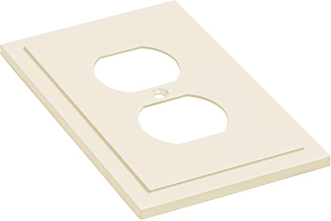 Modern Edge Decorative Wall Plate Switch Plate Outlet Cover, Durable Solid Zinc - Image 2