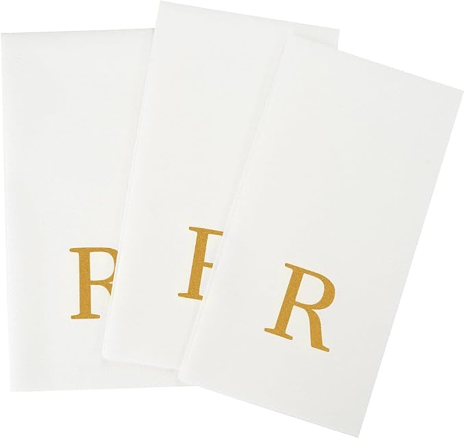 Luxenap 15.8 X 7.9 Inch Linen-Feel Guest Towels, 50 Lettered Hand Towels - Image 11