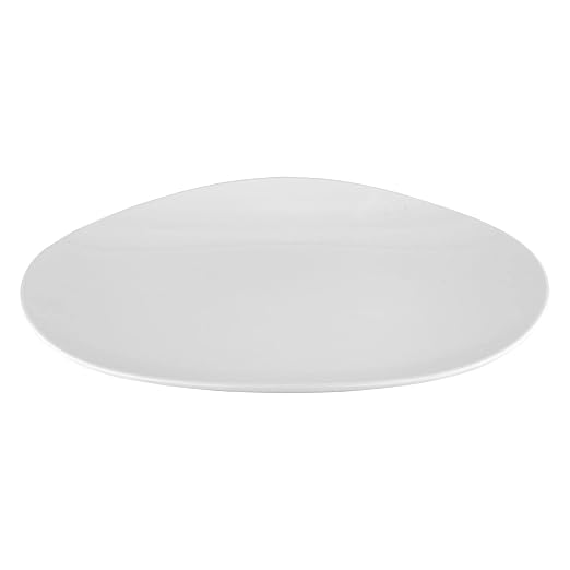 G.E.T. OP-1813-W Heavy-Duty Shatterproof Plastic Oval Melamine Serving Platter by Unknown
