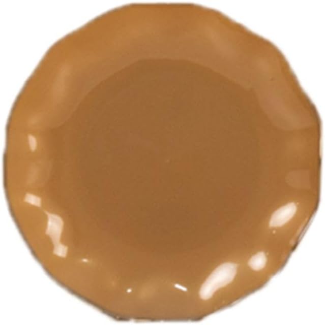 Efavormart 10 Pack | Gold 6" Round Plastic Dessert Salad Plates, Disposable - Image 9
