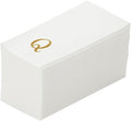 Restaurantware Paper Napkins Pack of 2000 Gold Letter Q Linen-Feel Disposable by Restaurantware