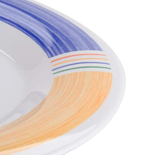 GET OP-135-BA Melamine Oval Serving Platter / Dinner Plate, 13.5" x 10.25" - Image 7