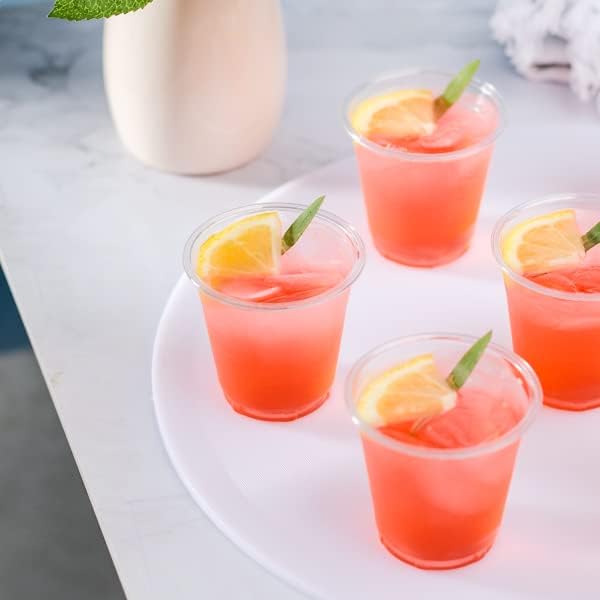 Karat Small Plastic Cups, Disposable Bathroom Mouthwash Cups | Clear - Image 8