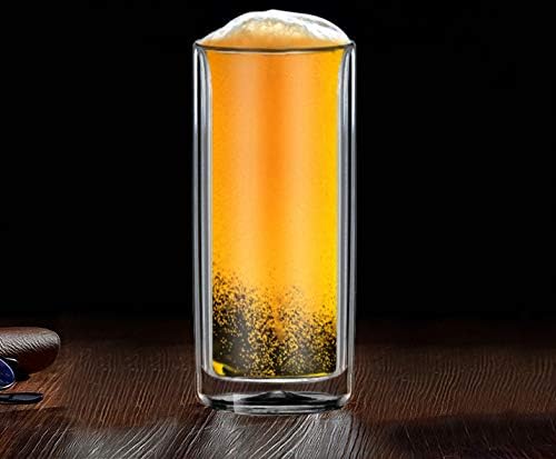 Sun's Tea Double Wall Insulated Glass Tumbler, 16oz Highball Glass Cups - Image 3
