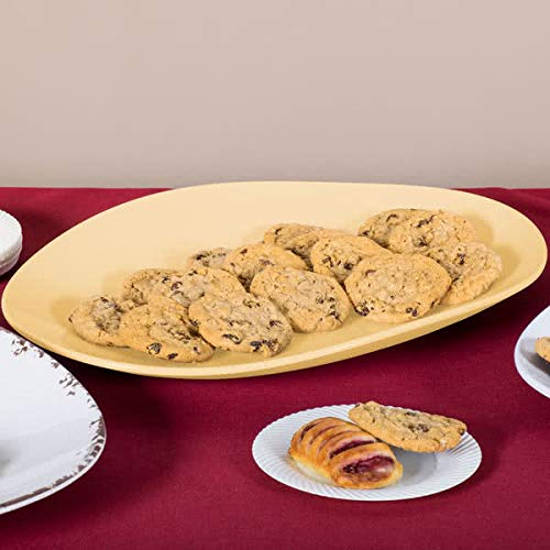 G.E.T. Dijon 18 Oval Serving Platter Dishwasher Safe Melamine Plastic, Osslo - Image 6