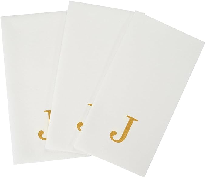 Luxenap 15.8 X 7.9 Inch Linen-Feel Guest Towels, 50 Lettered Hand Towels - Image 11