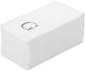 Luxenap 15.8 X 7.9 Inch Linen-Feel Guest Towels, 50 Lettered Hand Towels by Restaurantware
