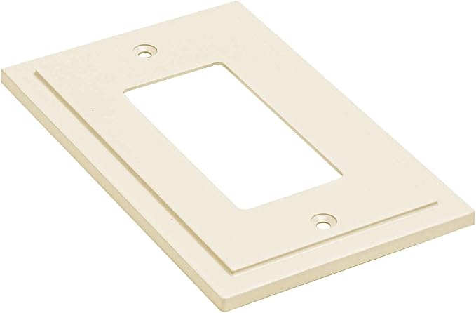 Modern Edge Decorative Wall Plate Switch Plate Outlet Cover, Durable Solid Zinc - Image 2